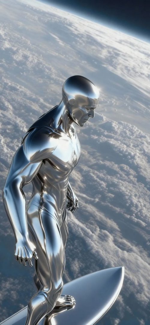 Silver Surfer in Space - Related StockWalls wallpaper