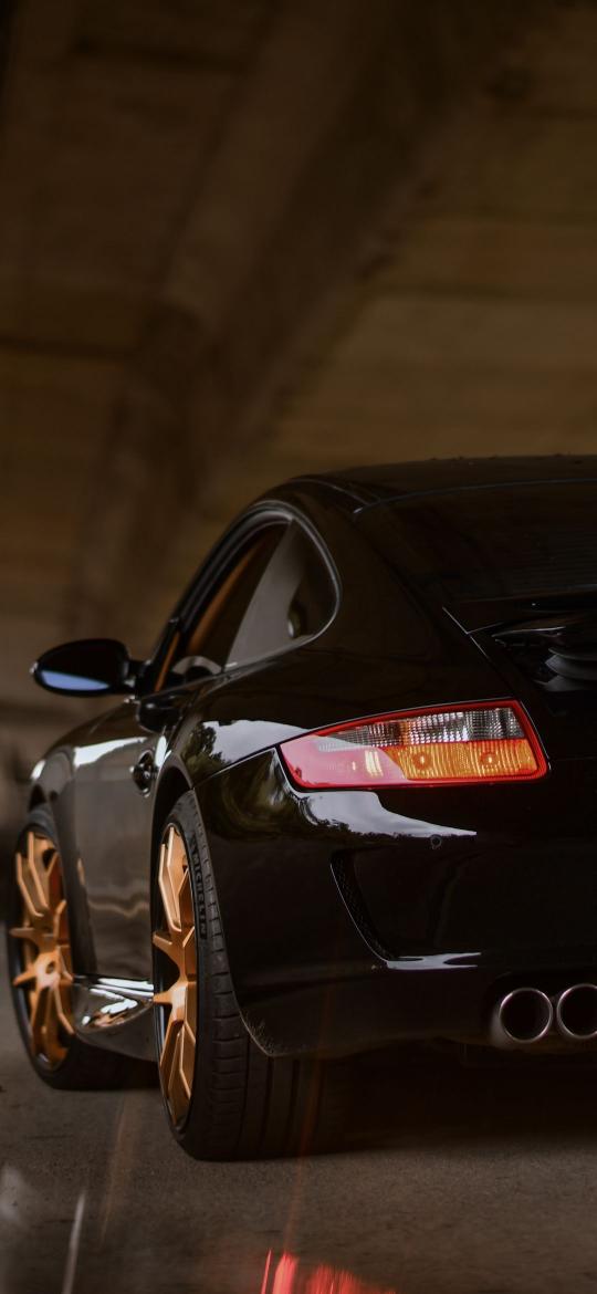 Sleek Black Porsche - Related 4K Wallpapers wallpaper