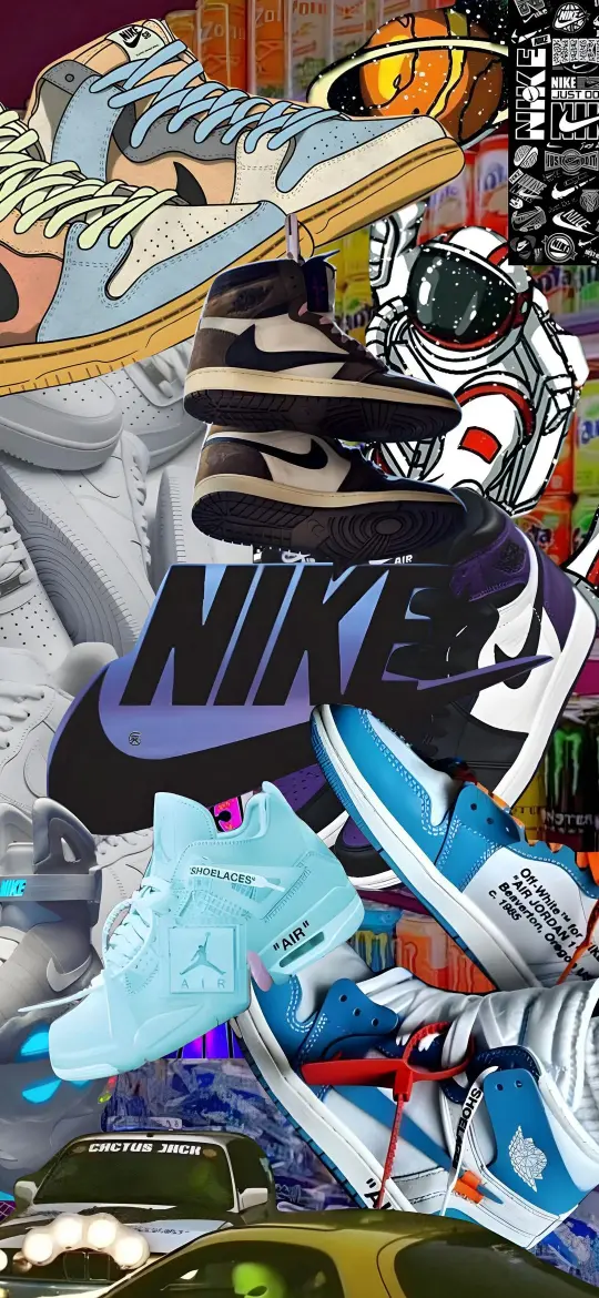 Sneakerhead Collage Dreamscape - Related Dope Wallpapers wallpaper
