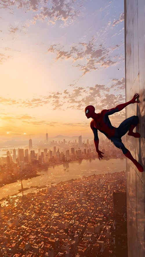 Spider-Man City Sunset