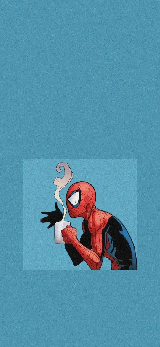 Spiderman Coffee Break - Related Dope Wallpapers wallpaper