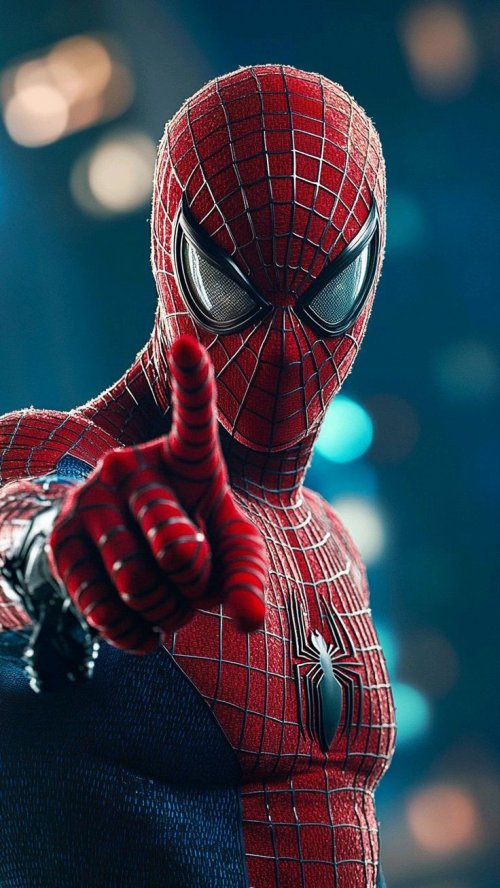 Spiderman Pointing Finger - Related Dark Wallpapers wallpaper