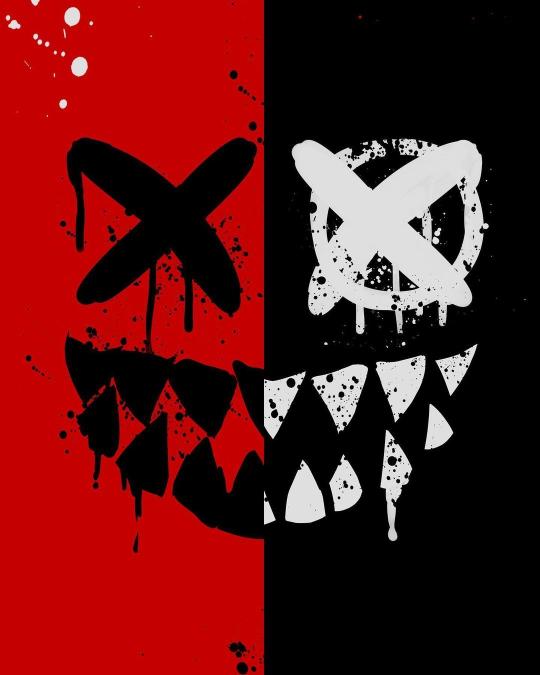 Split Face Graffiti Art - Related Ghetto Wallpapers wallpaper