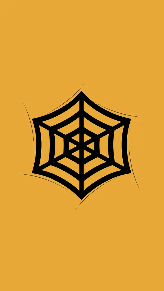 Spooky Spider Web - Halloween Wallpaper
