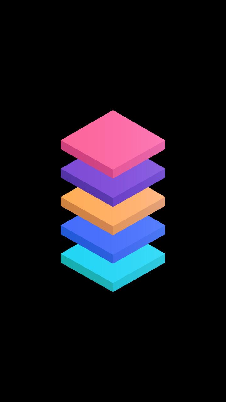 Stacked Isometric Squares - Related Dope Wallpapers wallpaper