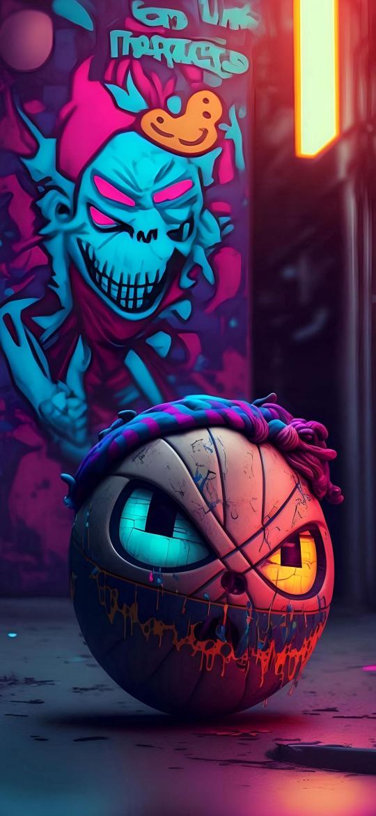 Streetball Graffiti Monster - graffiti Wallpaper