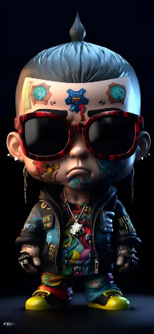 Stylized Tattooed Kid - Related Dope Wallpapers wallpaper