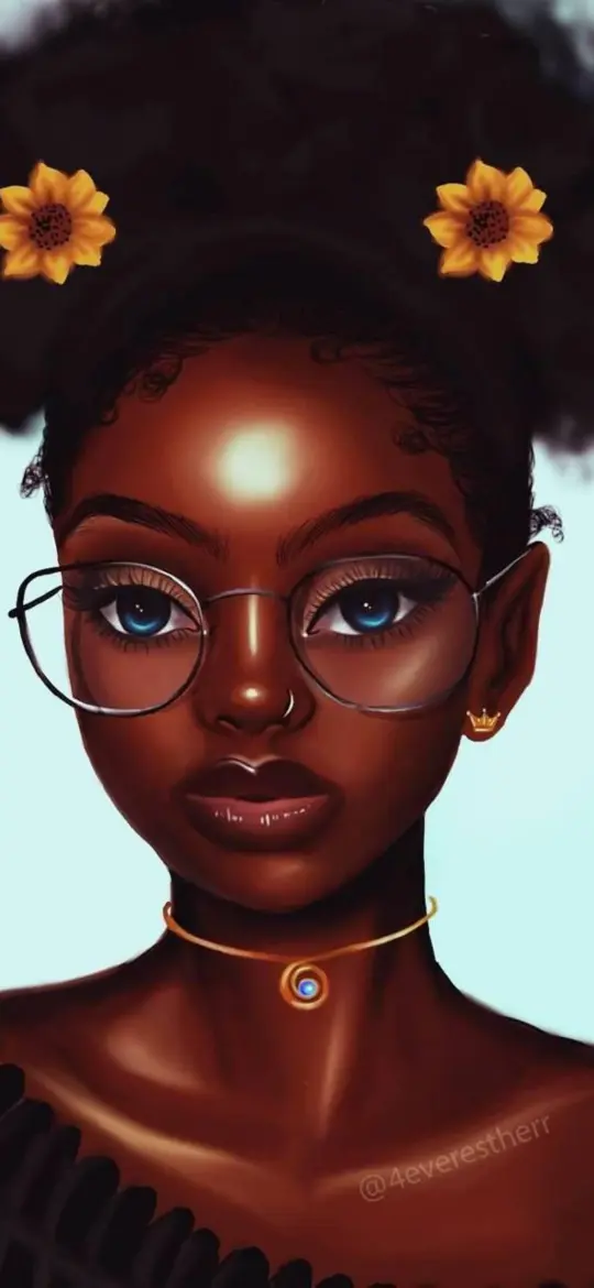 Sunflower Girl Illustration