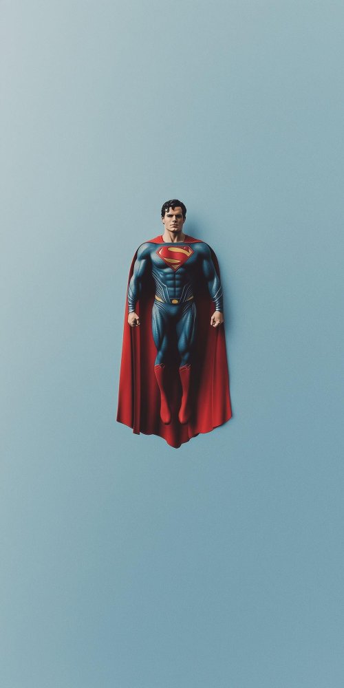 Superman_Centered_Blue - Related Dope Wallpapers wallpaper