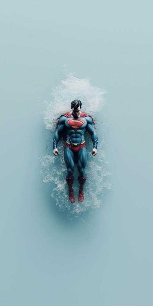 Superman_Emerging_from_Water - Related Dope Wallpapers wallpaper