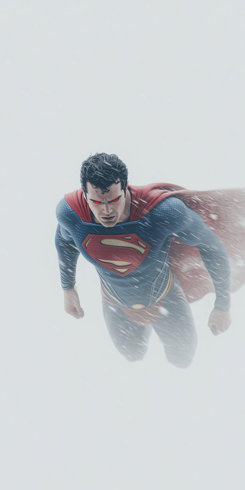 Superman_Flying_Through_Snow - Related Dope Wallpapers wallpaper