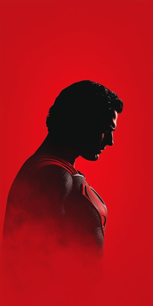 Superman_Silhouette_Profile_Red