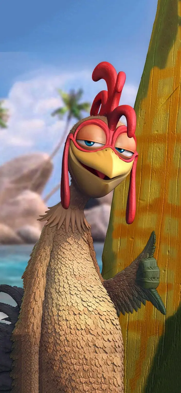 Surfing Chicken Dude - Related Dope Wallpapers wallpaper