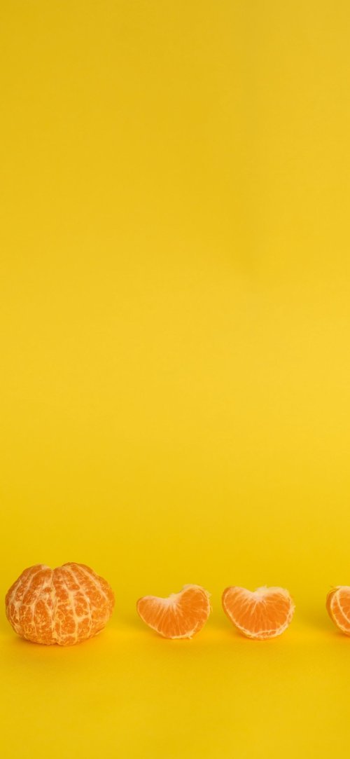 Tangerine Slices Yellow - Related Ghetto Wallpapers wallpaper