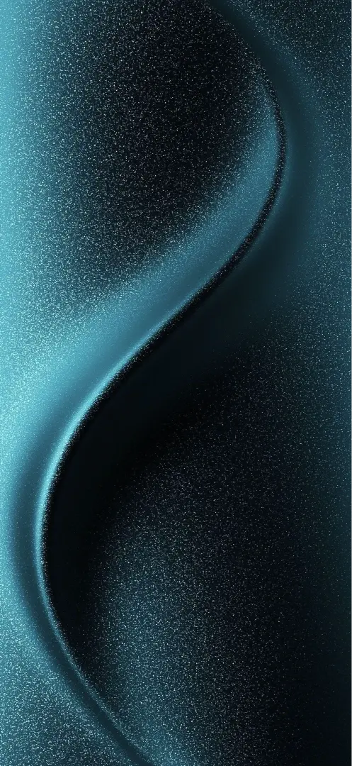 Teal Abstract Curve
