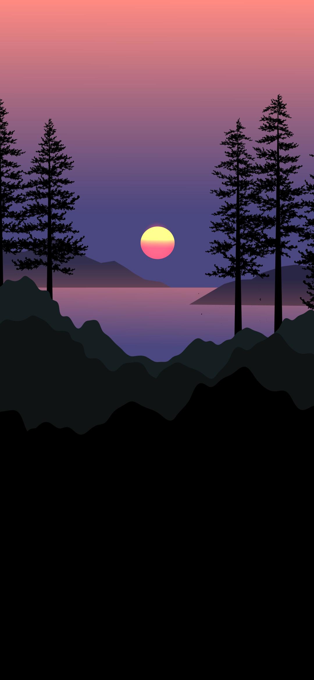 Tranquil Sunset Lake View - Related Dope Wallpapers wallpaper