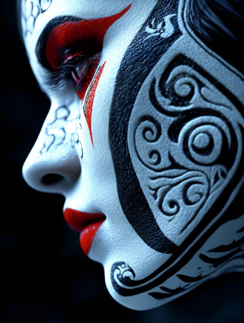 Tribal Face Art - Related Ghetto Wallpapers wallpaper