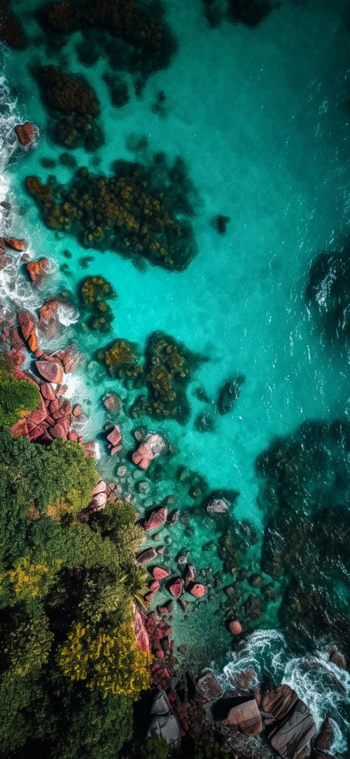 Turquoise Ocean Coastline