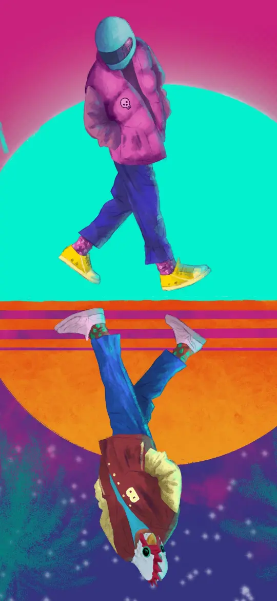 Upside Down Astronaut - Related 4K Wallpapers wallpaper