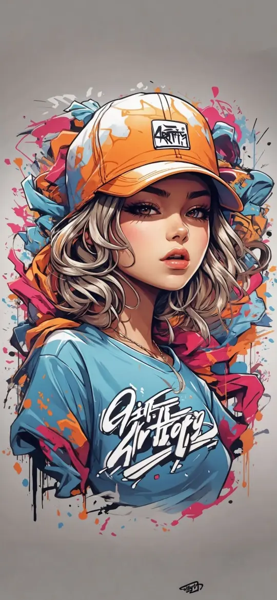 Urban Graffiti Girl - Related Dope Wallpapers wallpaper