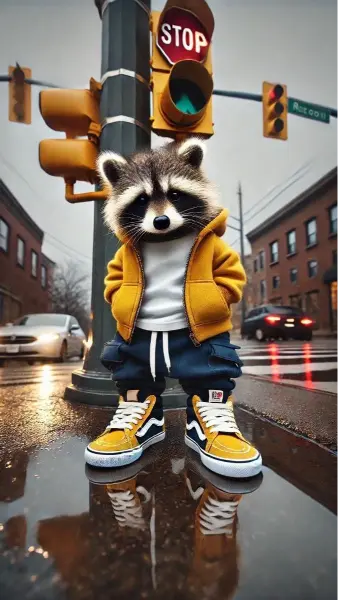 Urban Raccoon Street Style - Related Ghetto Wallpapers wallpaper