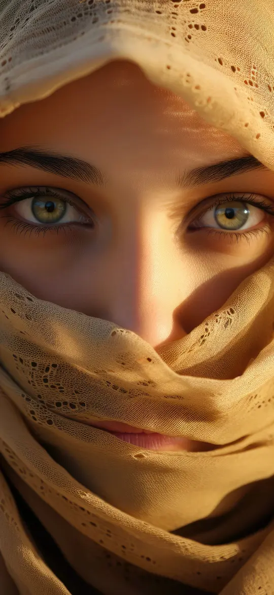 Veiled Gaze of Mystery - Related 4K Wallpapers wallpaper