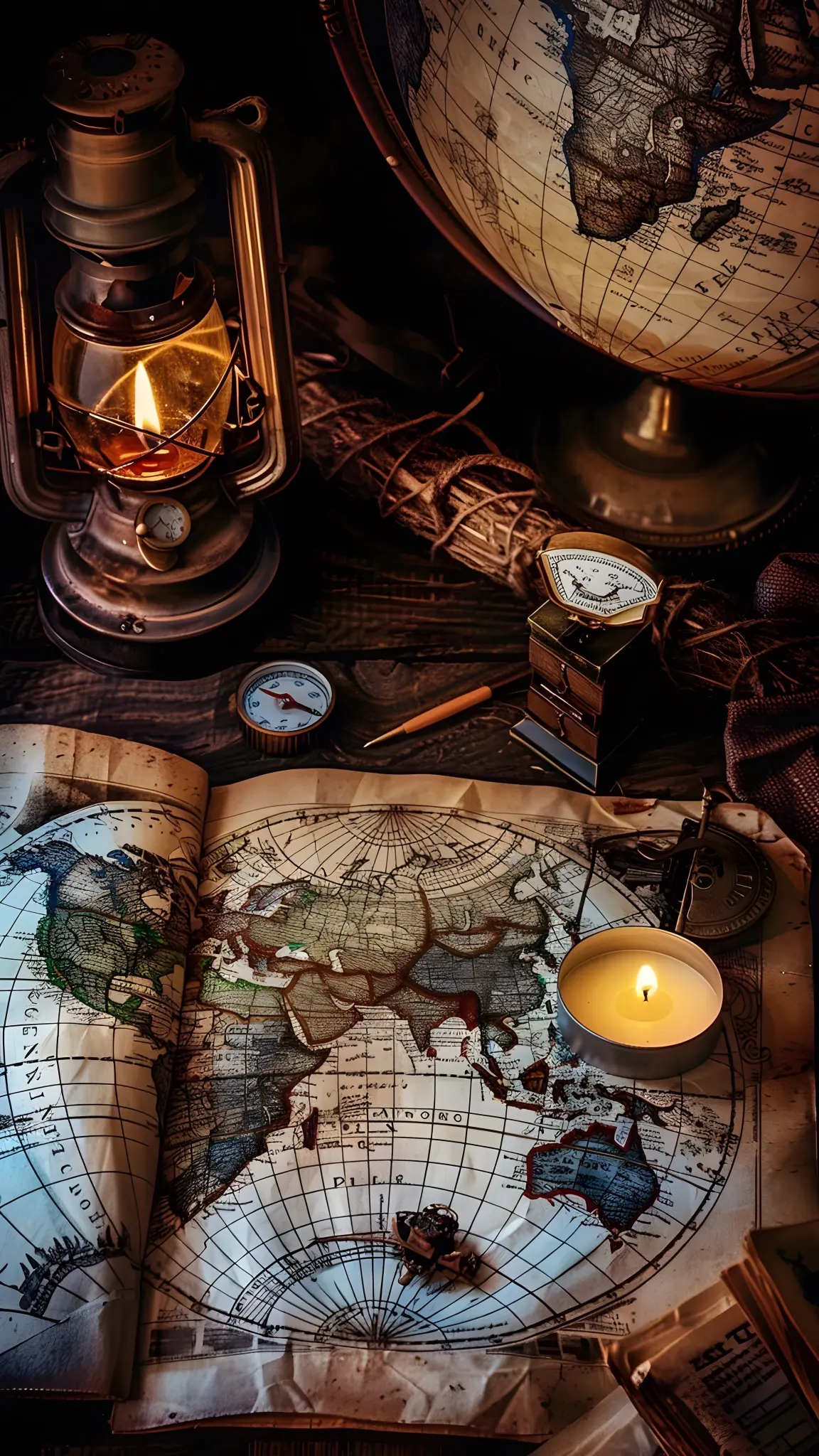 Vintage Explorer's Still Life
