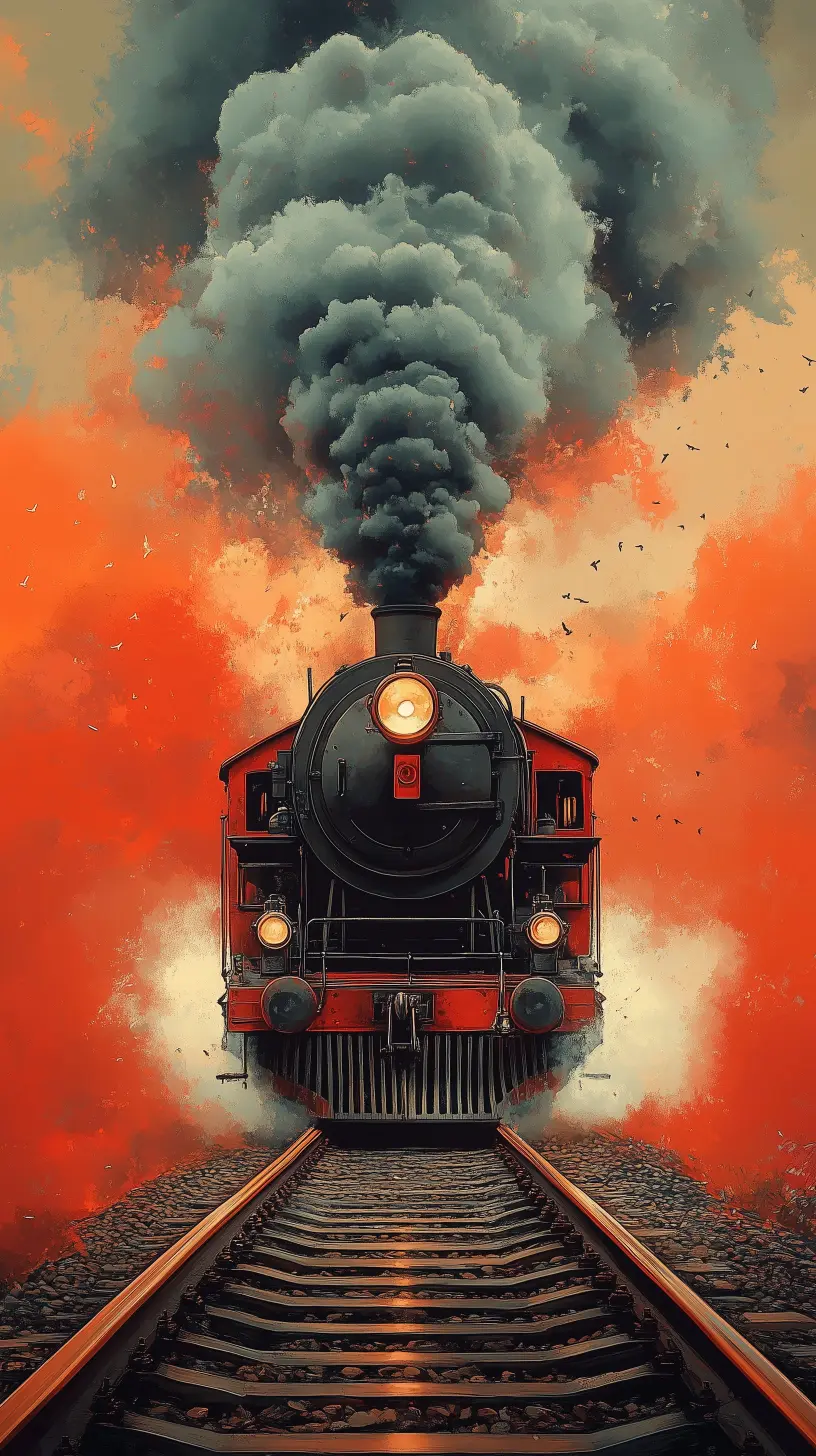 Vintage Steam Train Journey