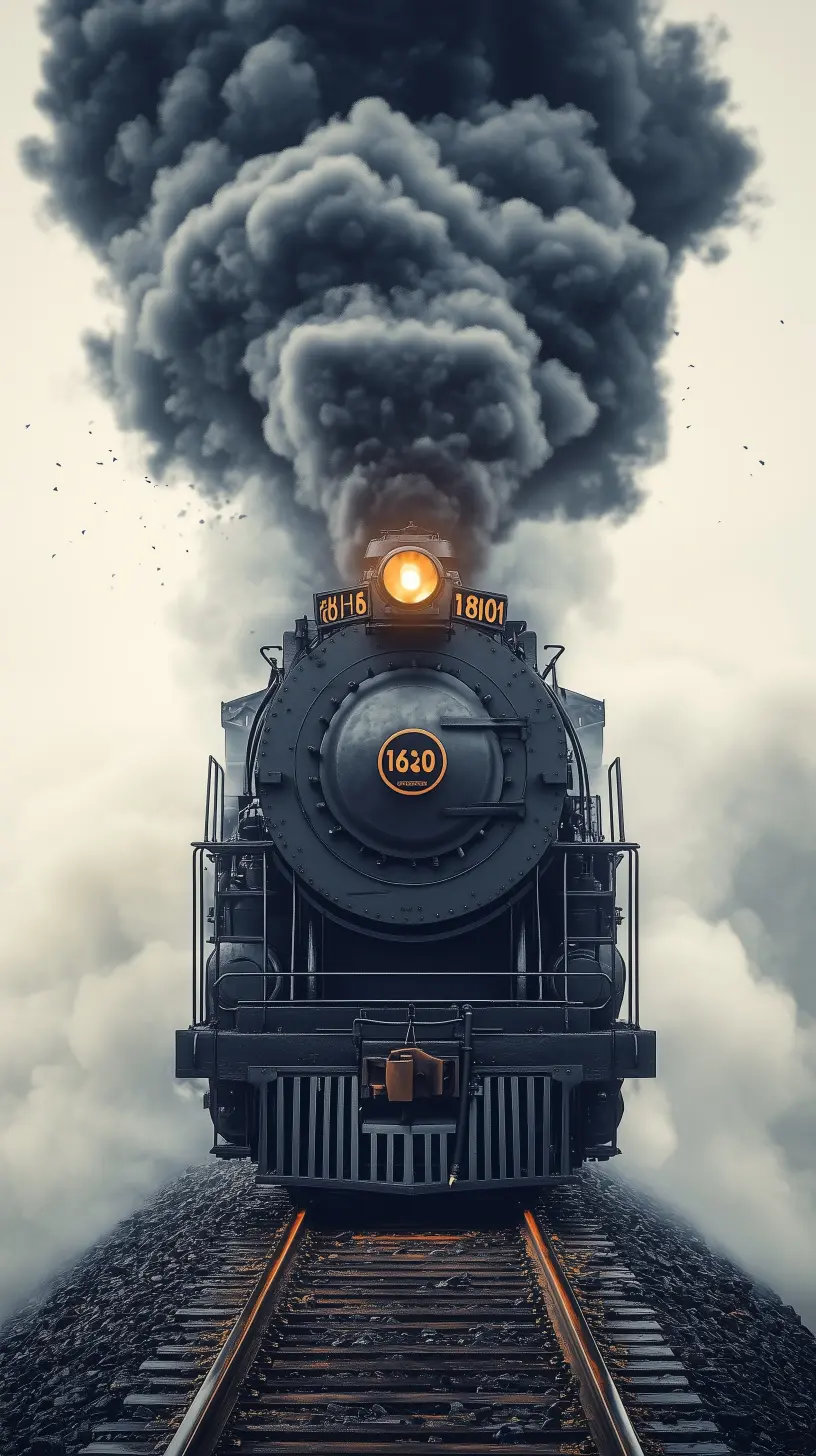 Vintage Steam Train Power