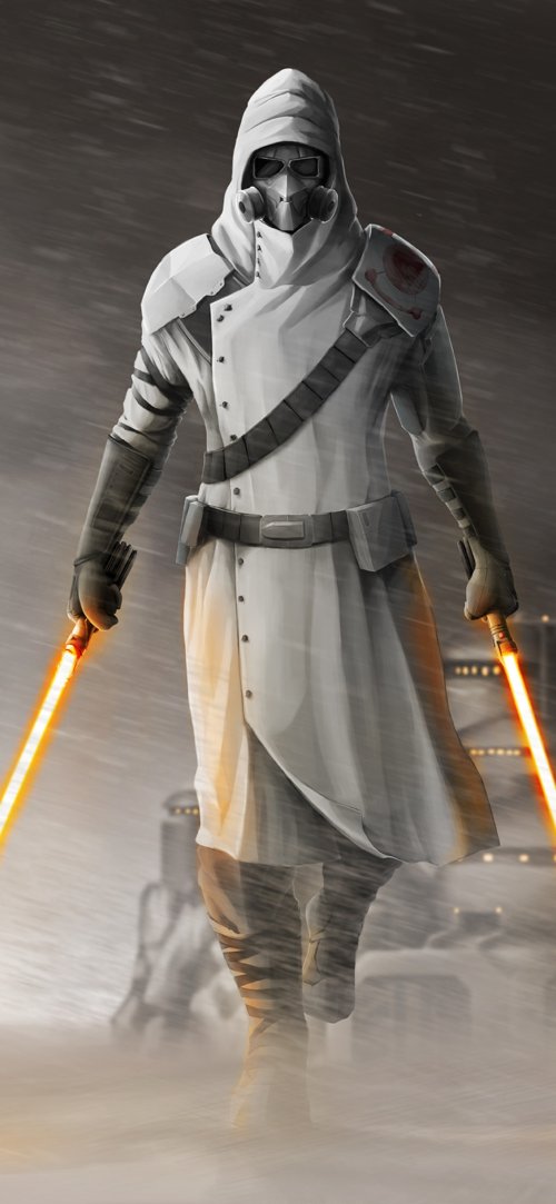 White Knight Lightsaber Duel