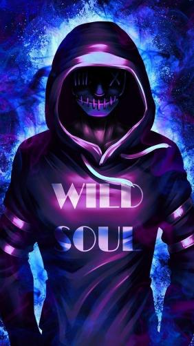 Wild Soul Masked Figure - Related Dope Wallpapers wallpaper