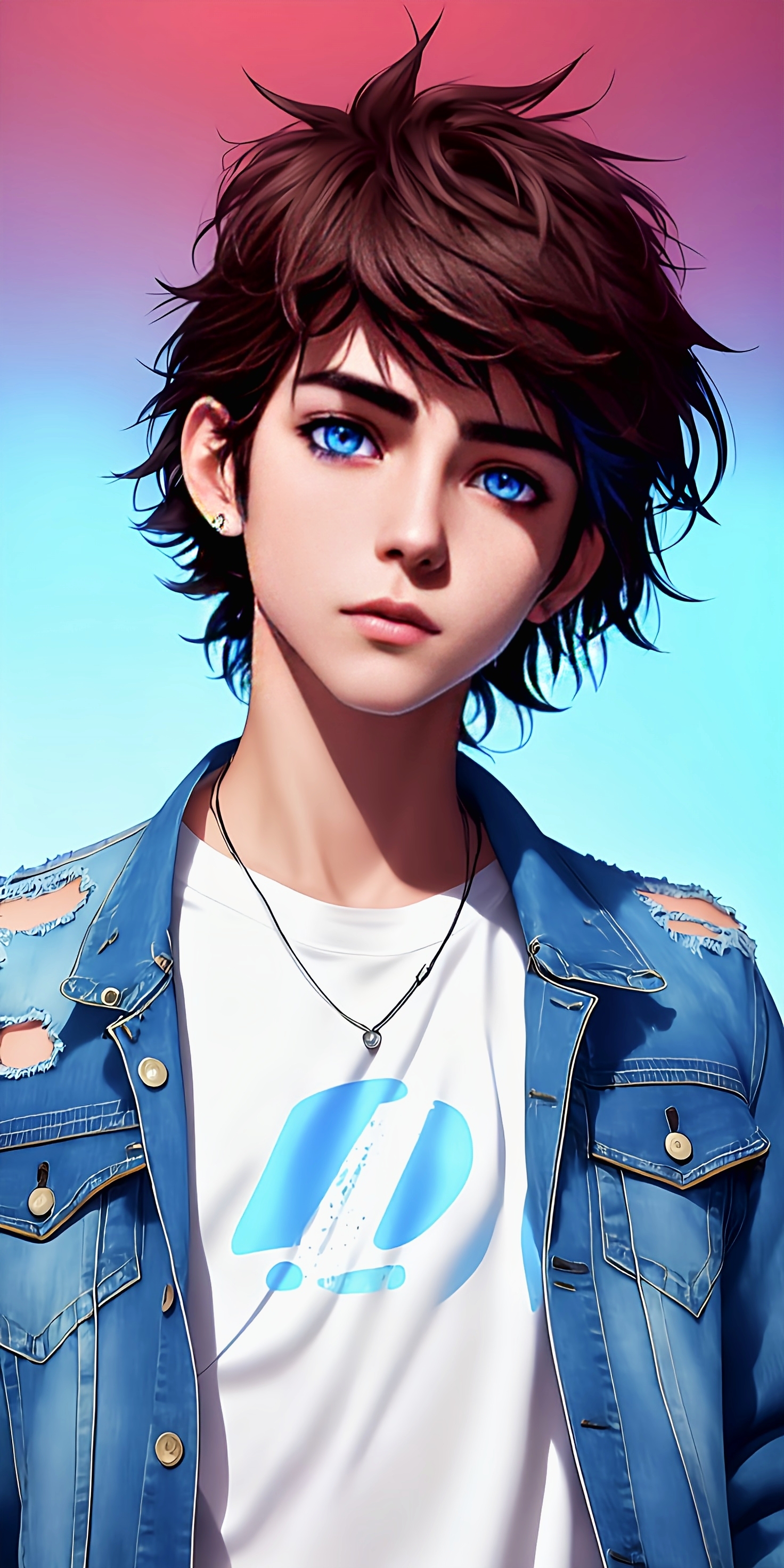 Cool Anime Boy Portrait - anime boy wallpaper for Ghetto Wallpapers