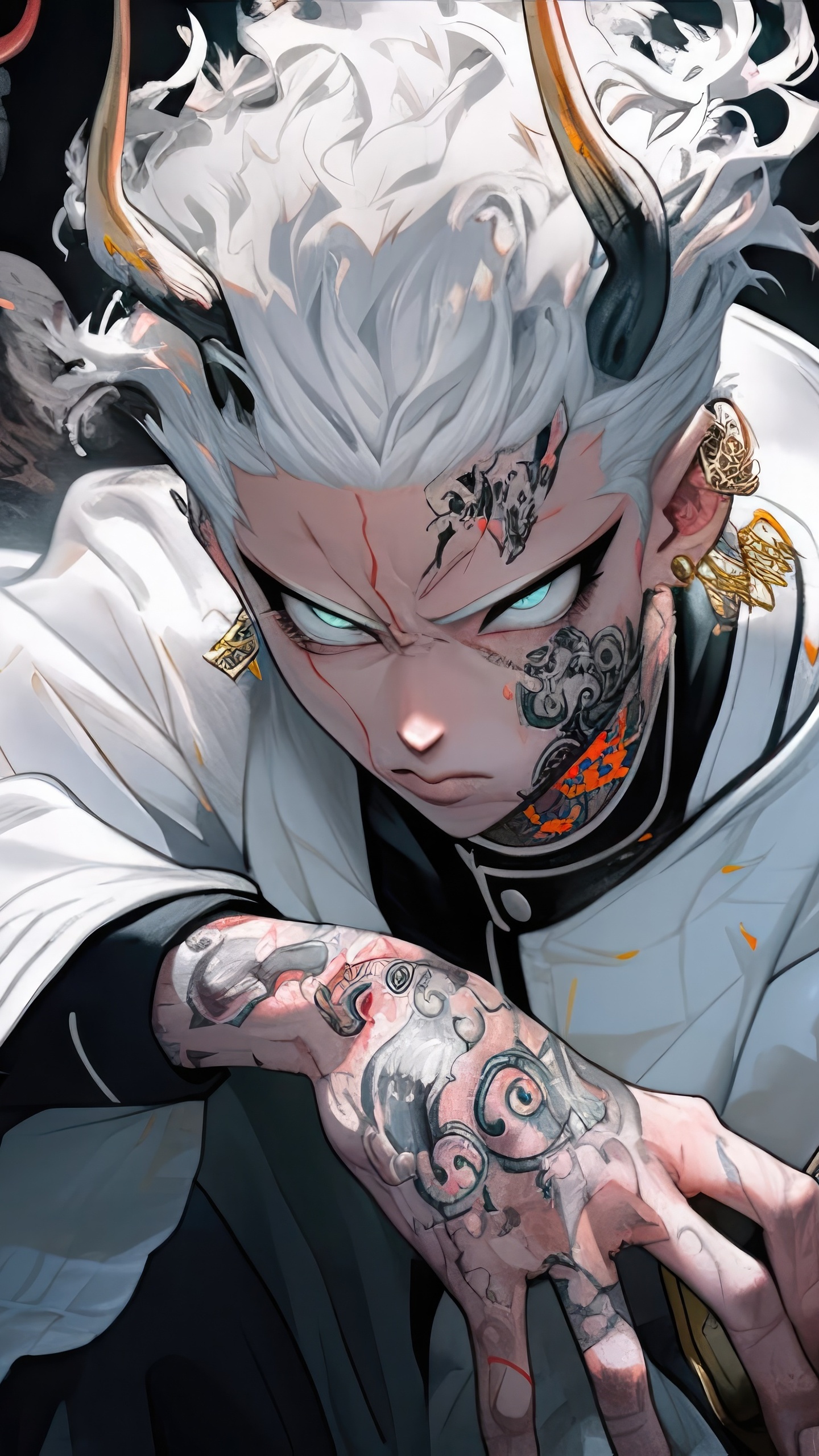 Tattooed Anime Demon Boy - anime boy wallpaper for Ghetto Wallpapers