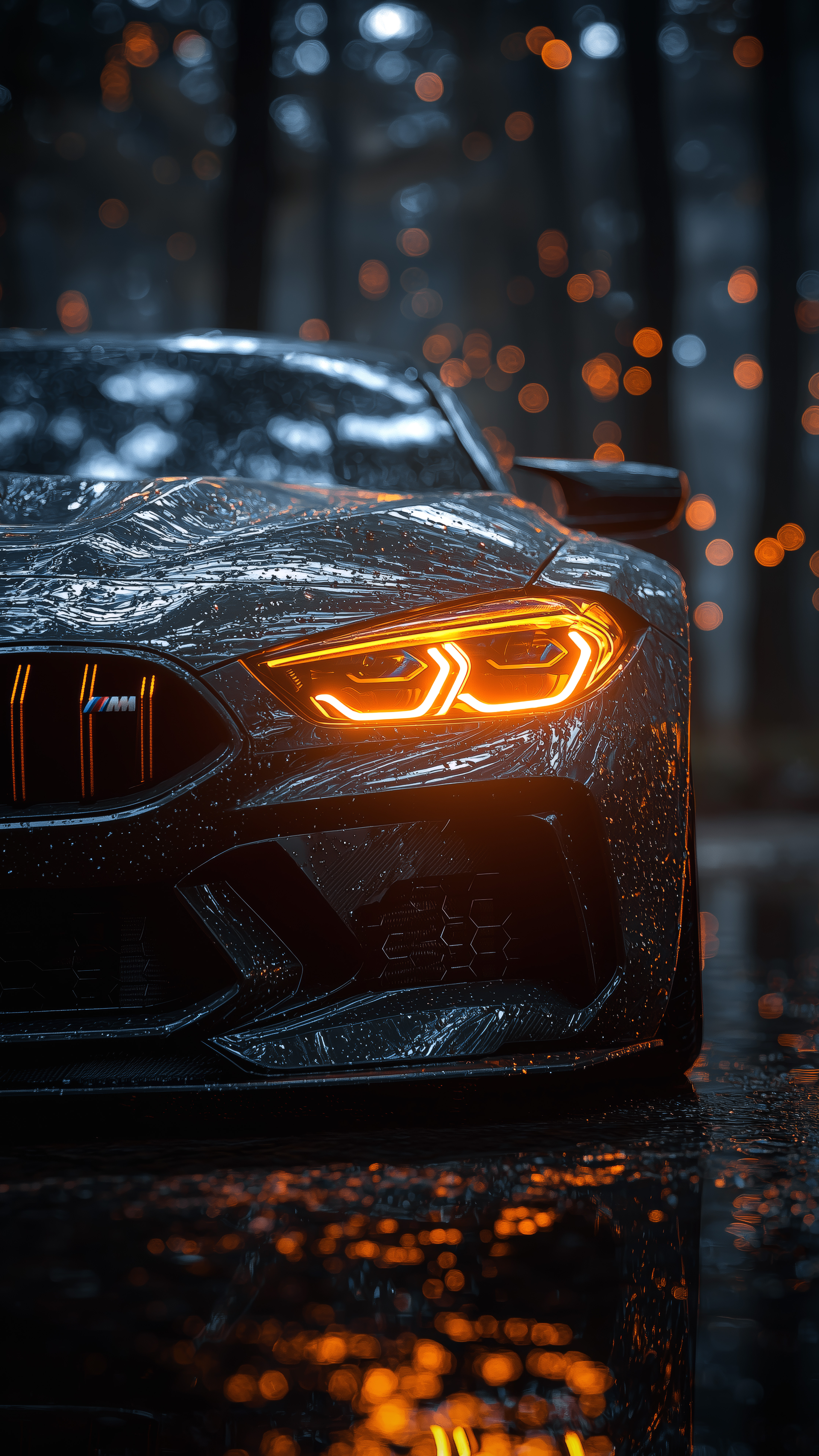 Rainy BMW M Night - bmw wallpaper for Ghetto Wallpapers