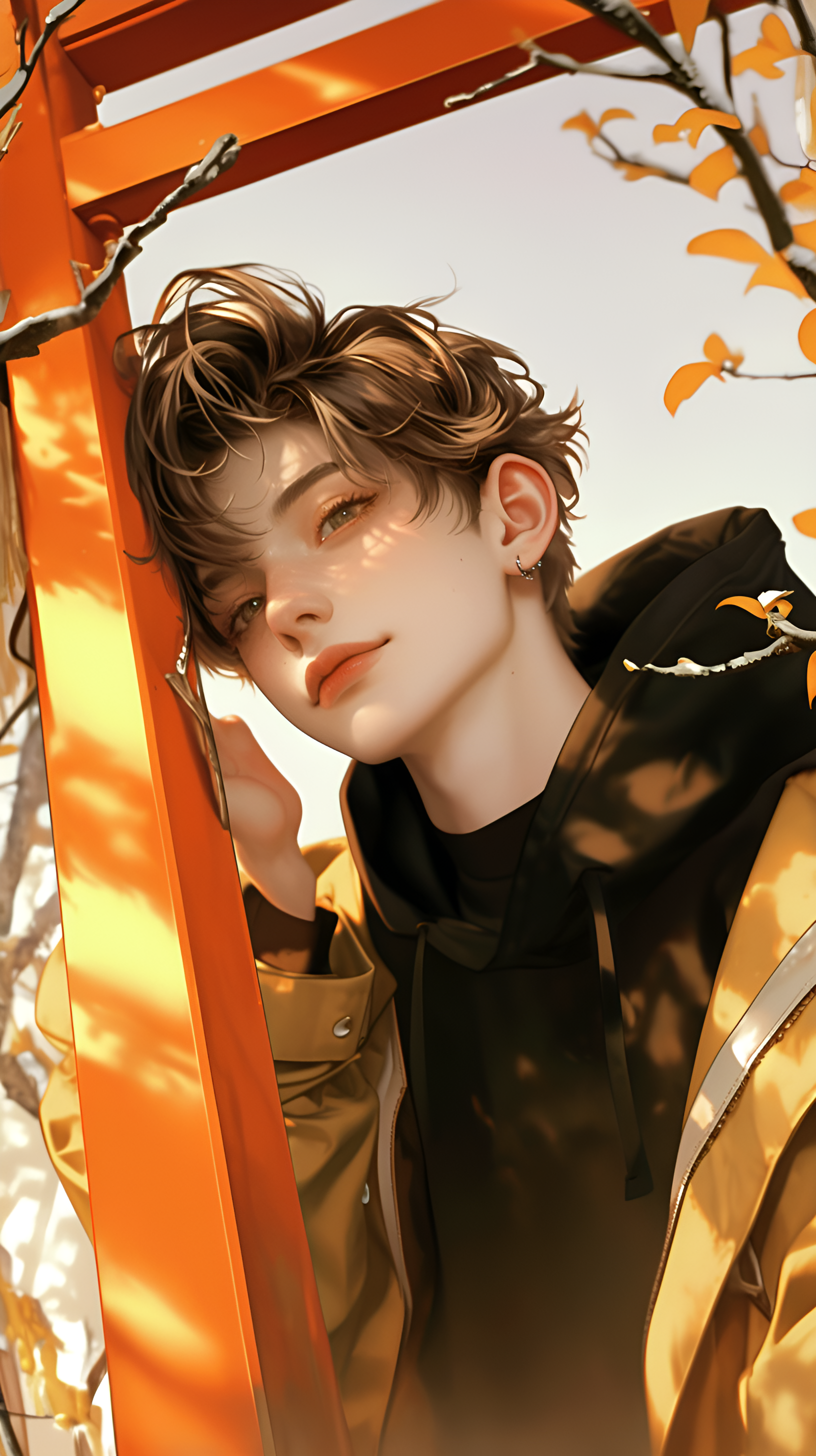 Anime Boy Autumn Vibes - anime boy wallpaper for Ghetto Wallpapers