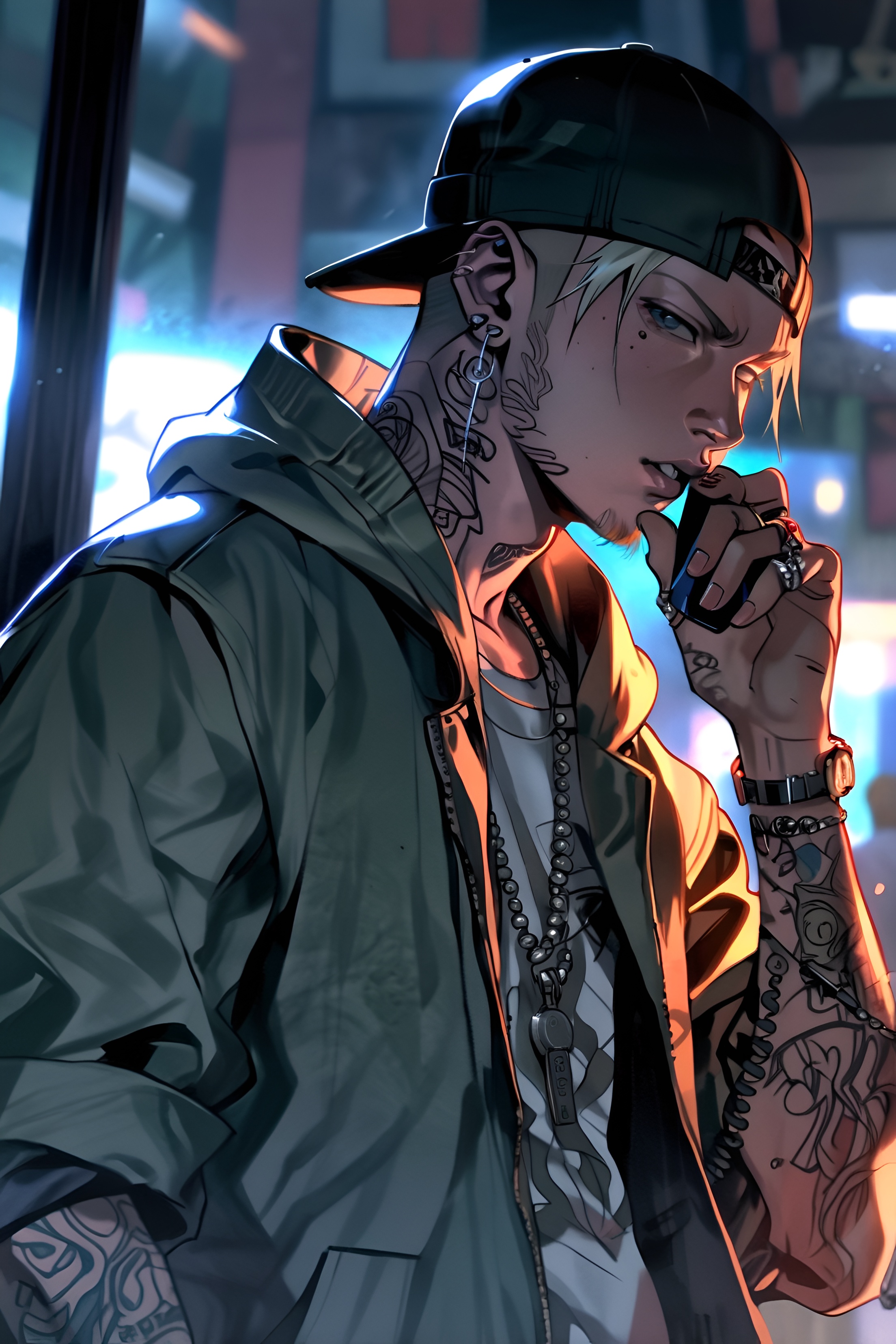 Cool Tattooed Streetwear Guy - anime boy wallpaper for Ghetto Wallpapers