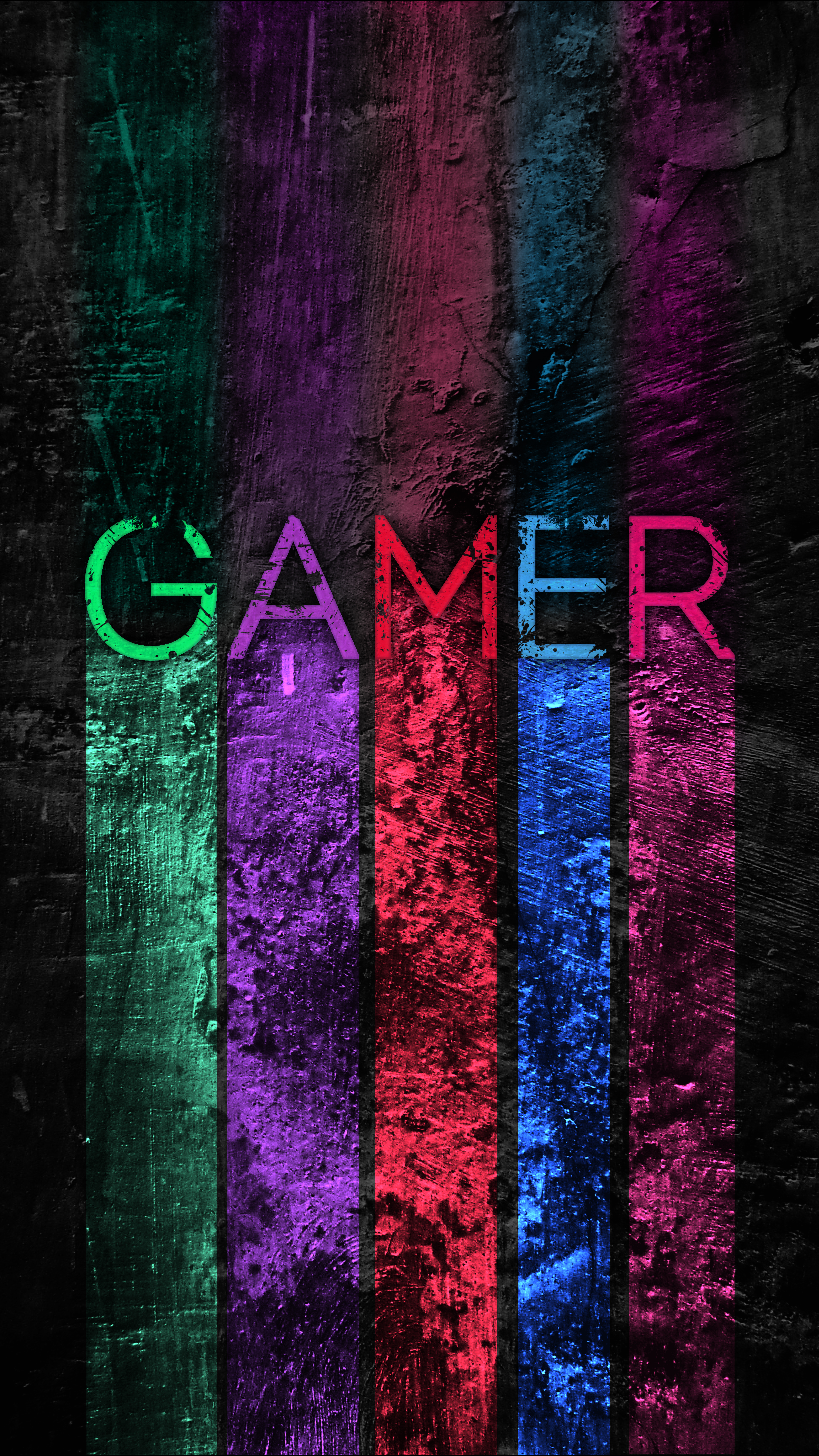 Neon Gamer Wall Art - gaming wallpaper for Ghetto Wallpapers