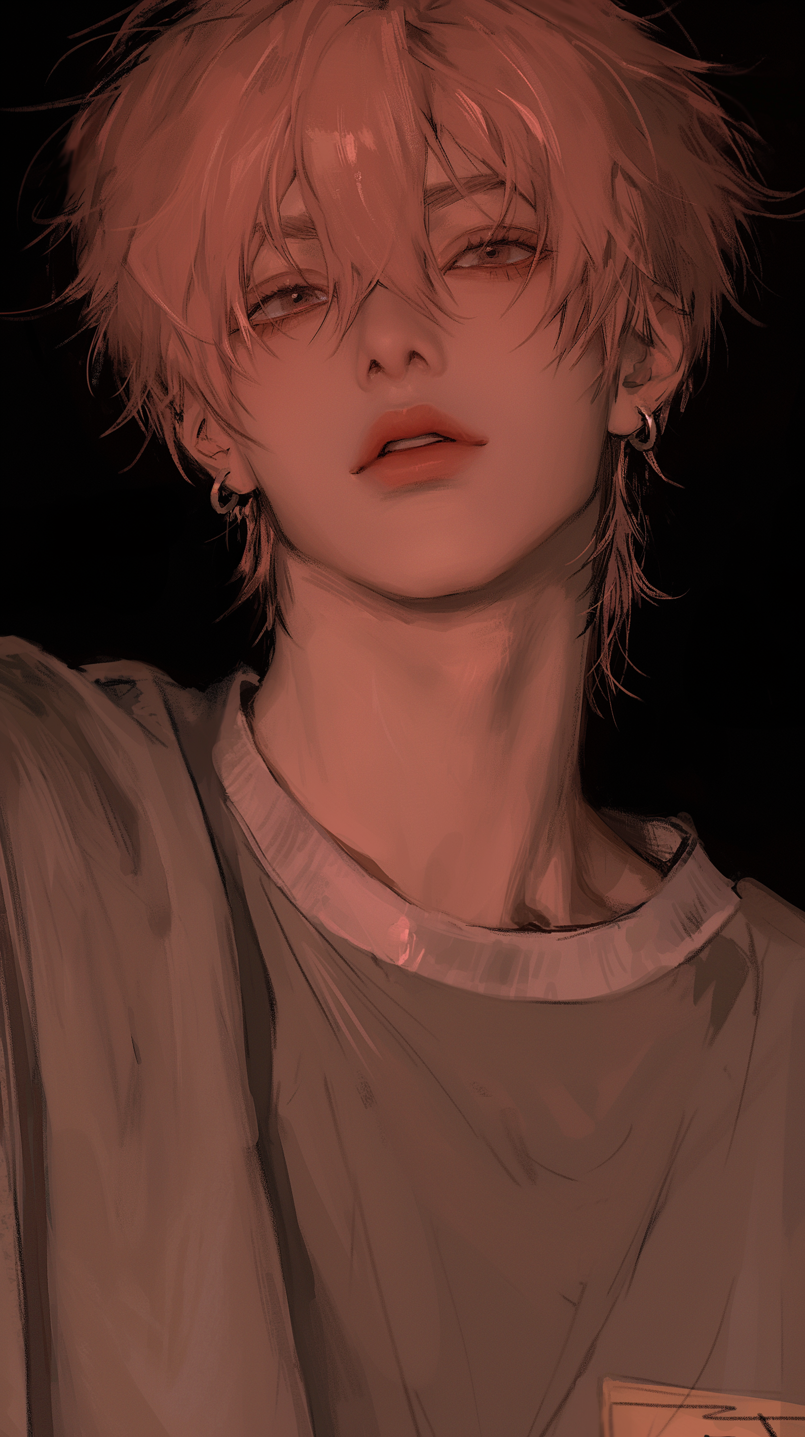Moody Anime Boy Portrait - anime boy wallpaper for Ghetto Wallpapers