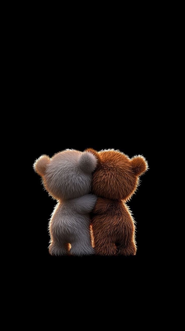 Two Cute Hugging Bears - cute wallpaper for Ghetto Wallpapers