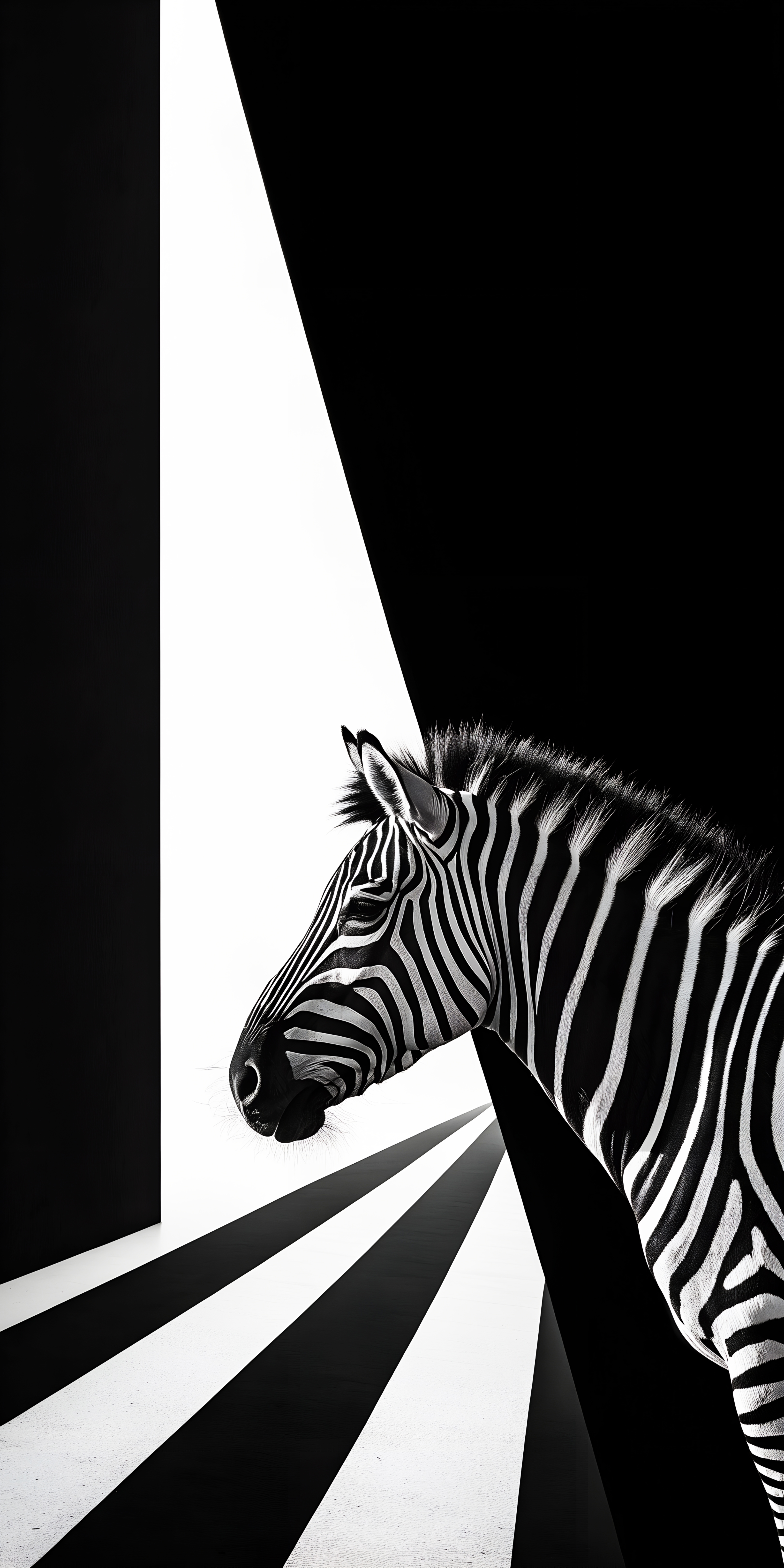 Minimalist Zebra Stripe Art - zebra wallpaper for Ghetto Wallpapers