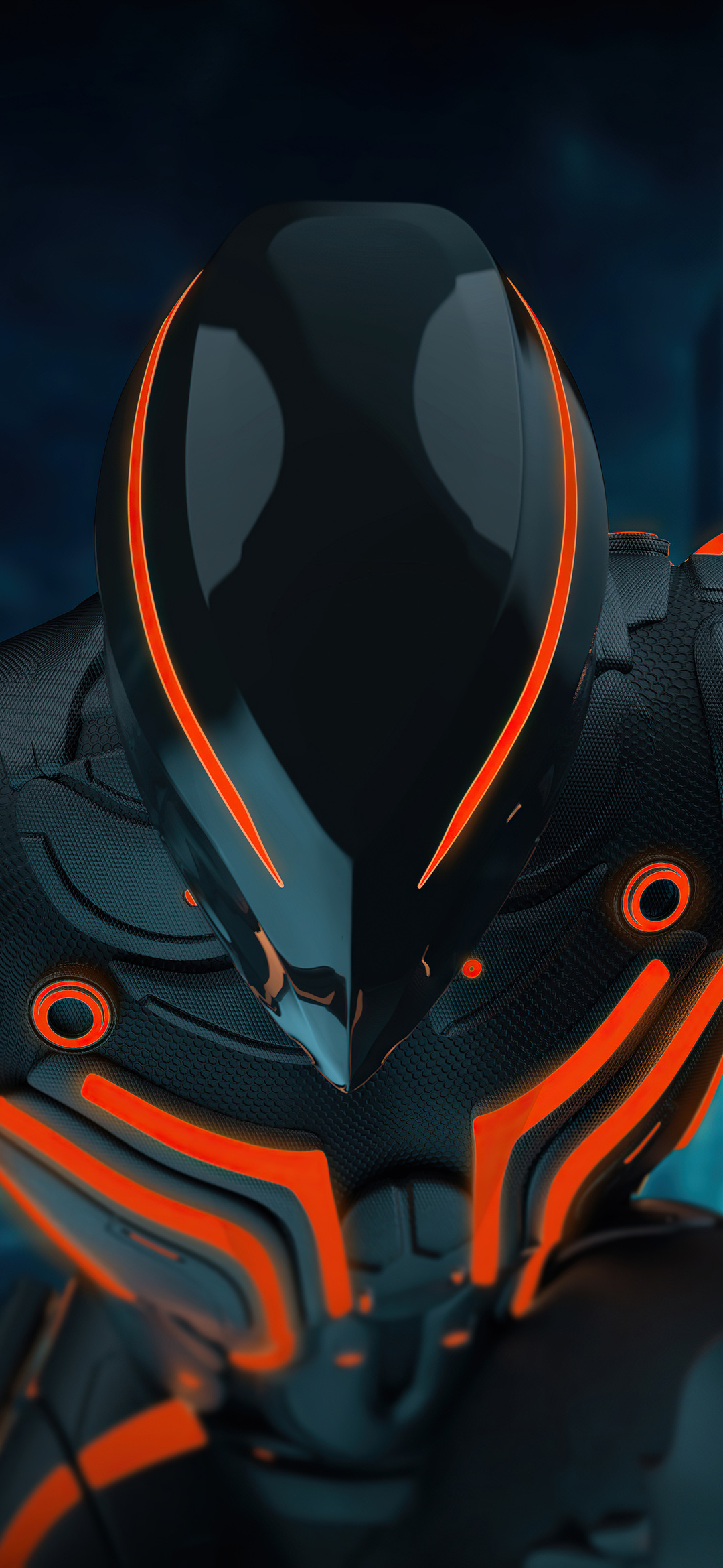 Neon Cybernetic Robot Warrior - robot wallpaper for Ghetto Wallpapers