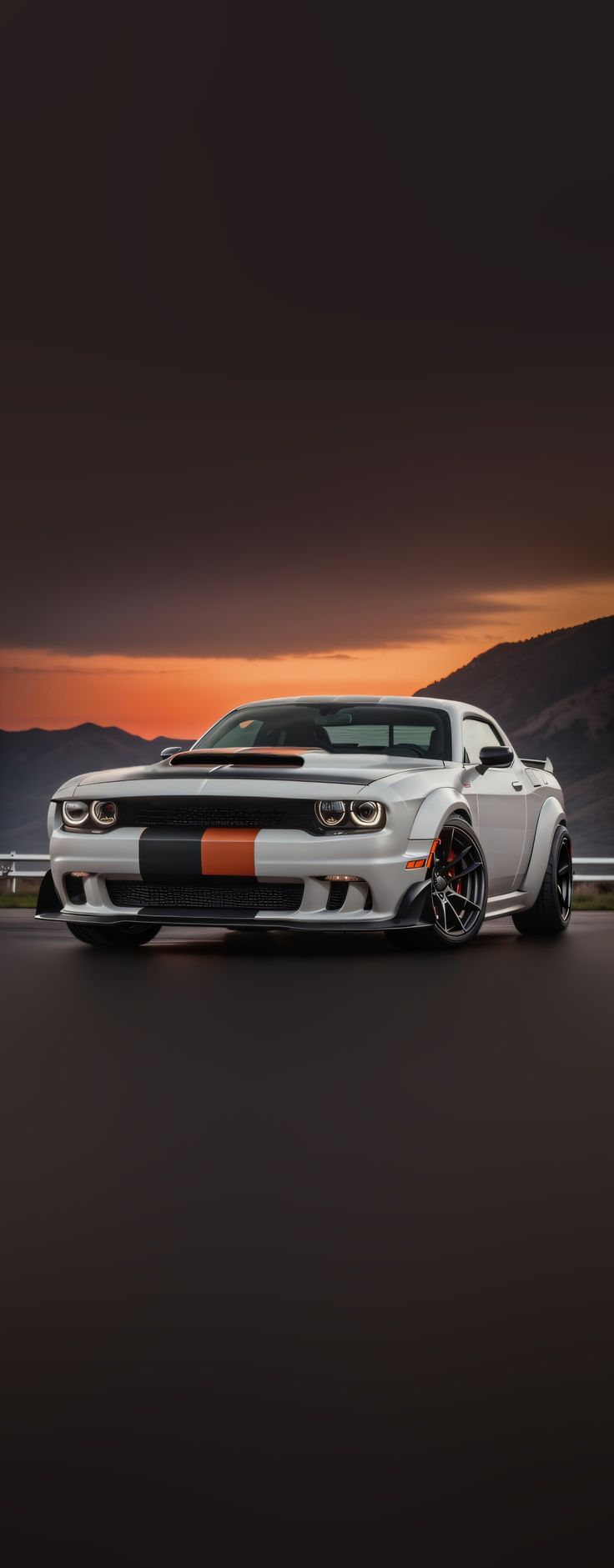 Dodge Challenger Sunset Drive - cars wallpaper for Ghetto Wallpapers