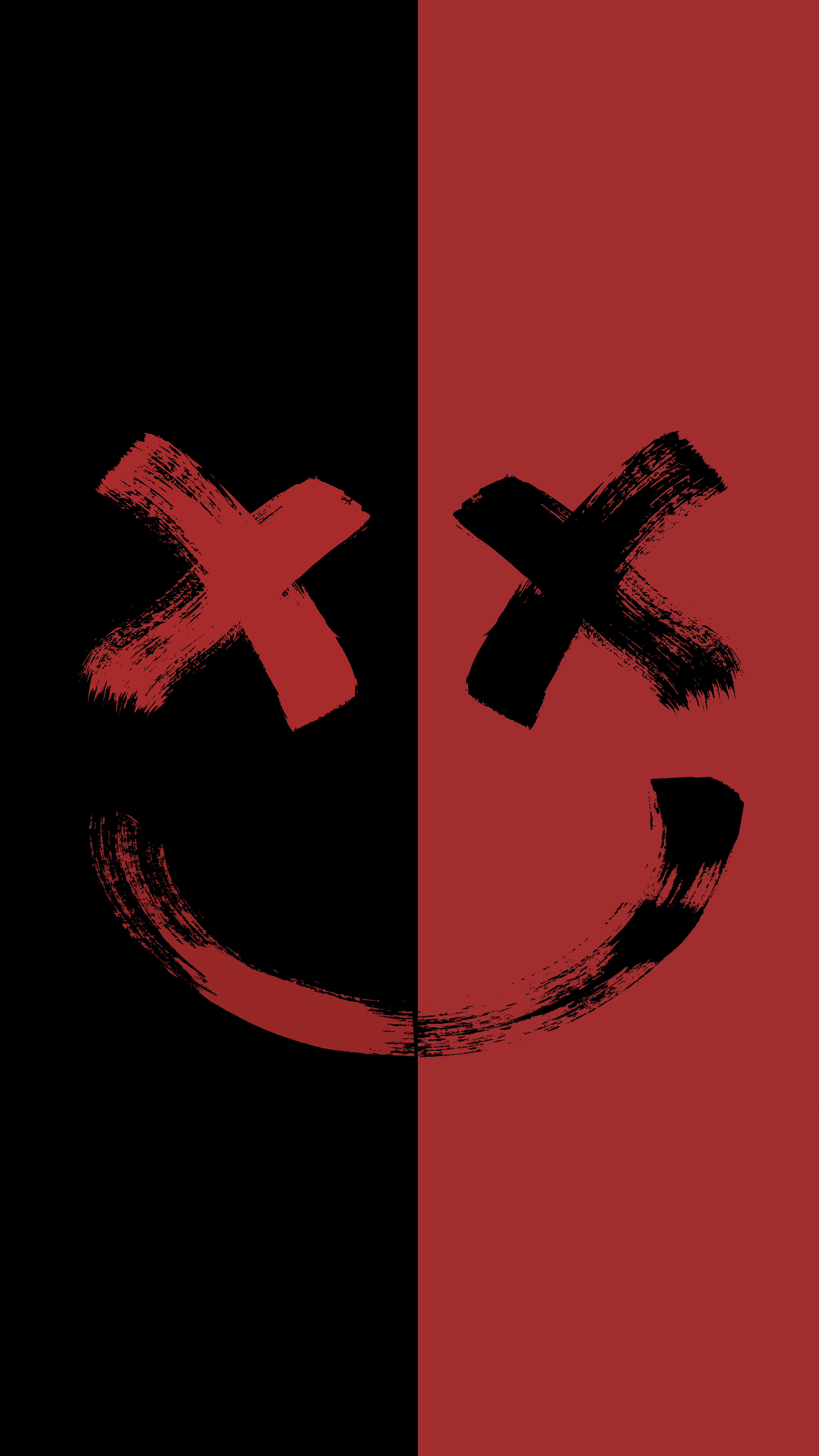 Brushstroke Smiley Face - abstract wallpaper for Ghetto Wallpapers