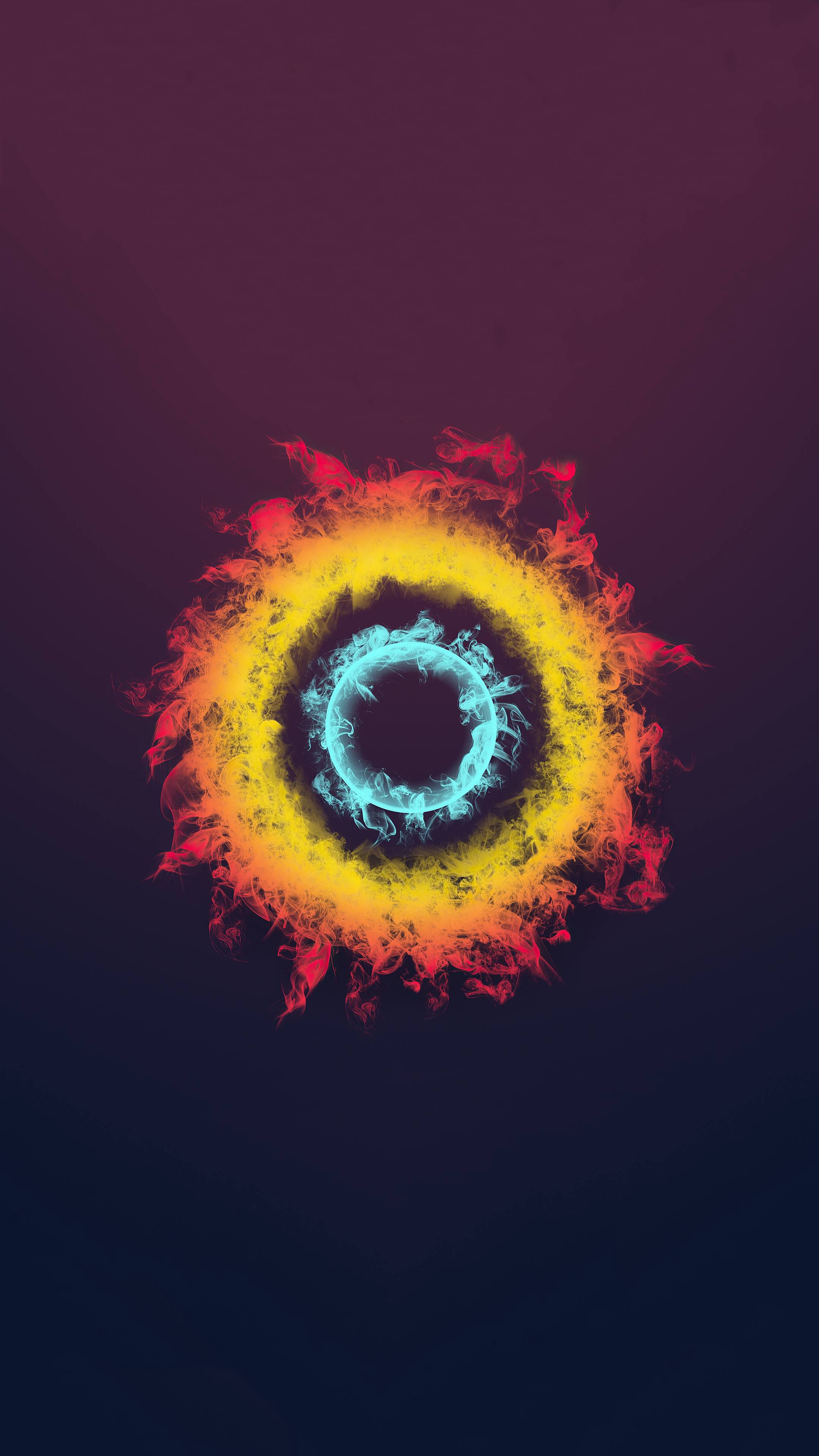 Fiery Cosmic Ring - abstract wallpaper for Ghetto Wallpapers