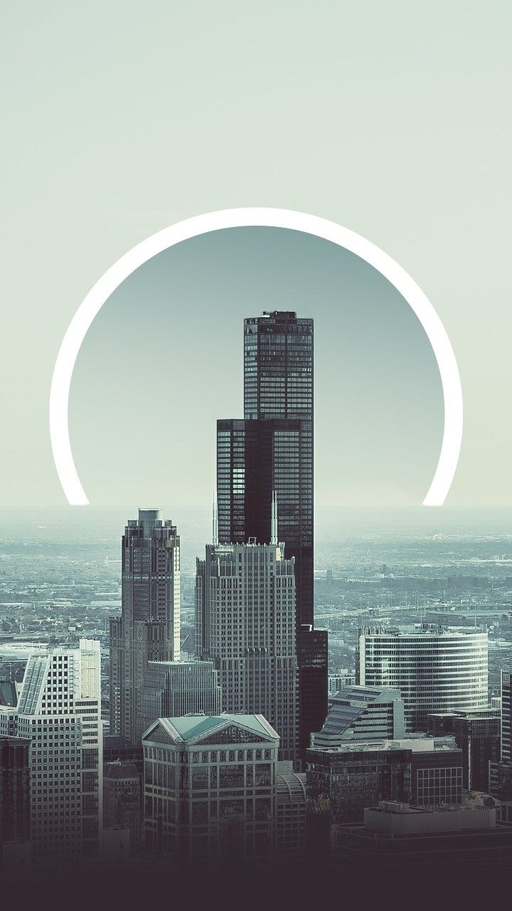 Geometric Cityscape Arch - city wallpaper for Ghetto Wallpapers