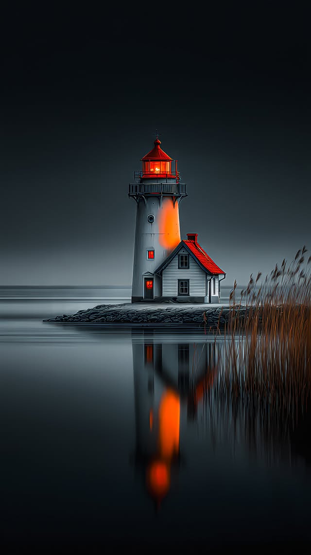 Lighthouse by the Water - lighthouse wallpaper for Ghetto Wallpapers