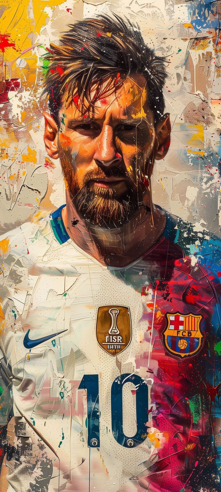 Messi Soccer Portrait - soccer wallpaper for Ghetto Wallpapers