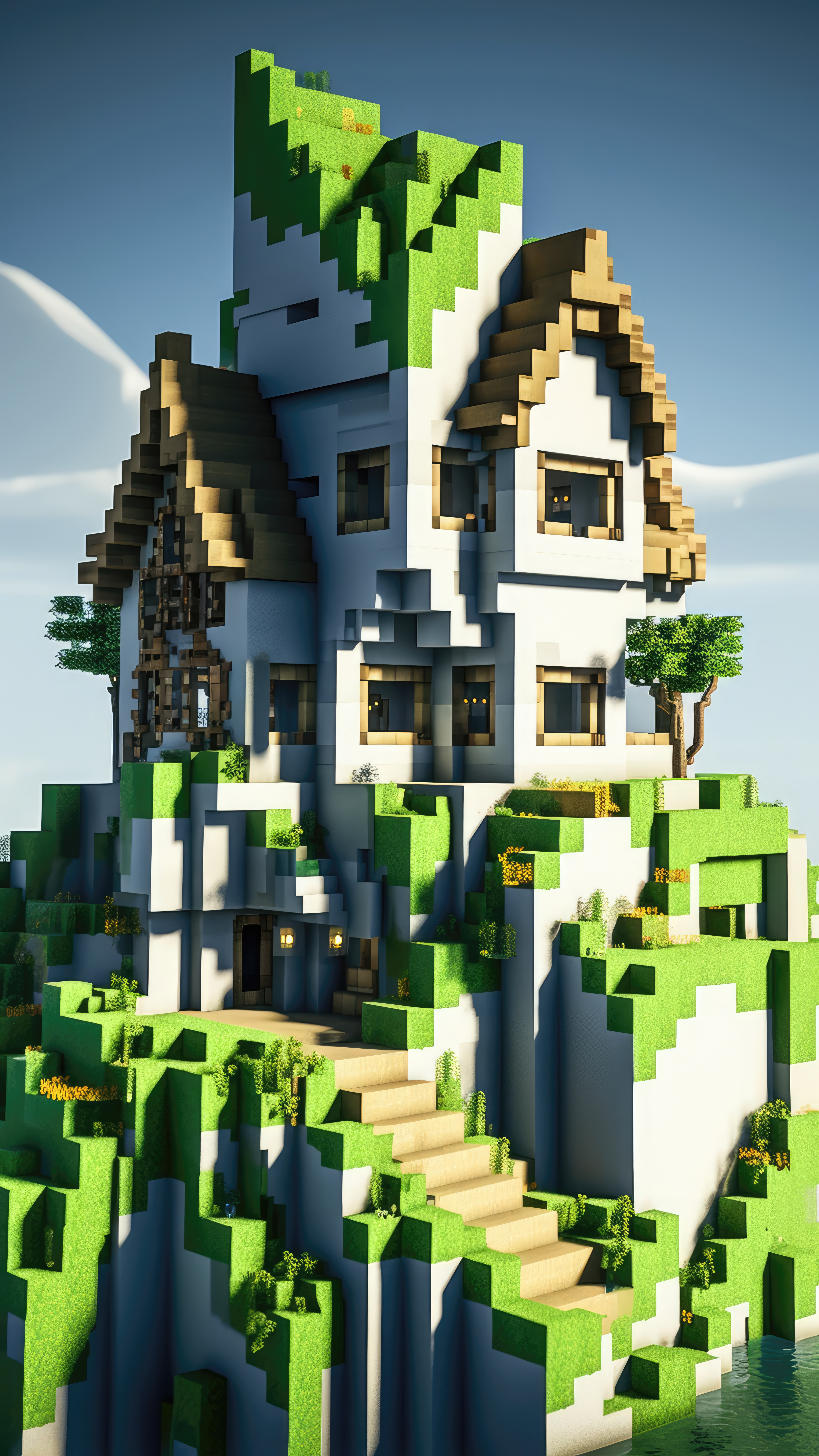 Minecraft Blocky House - minecraft wallpaper for Ghetto Wallpapers