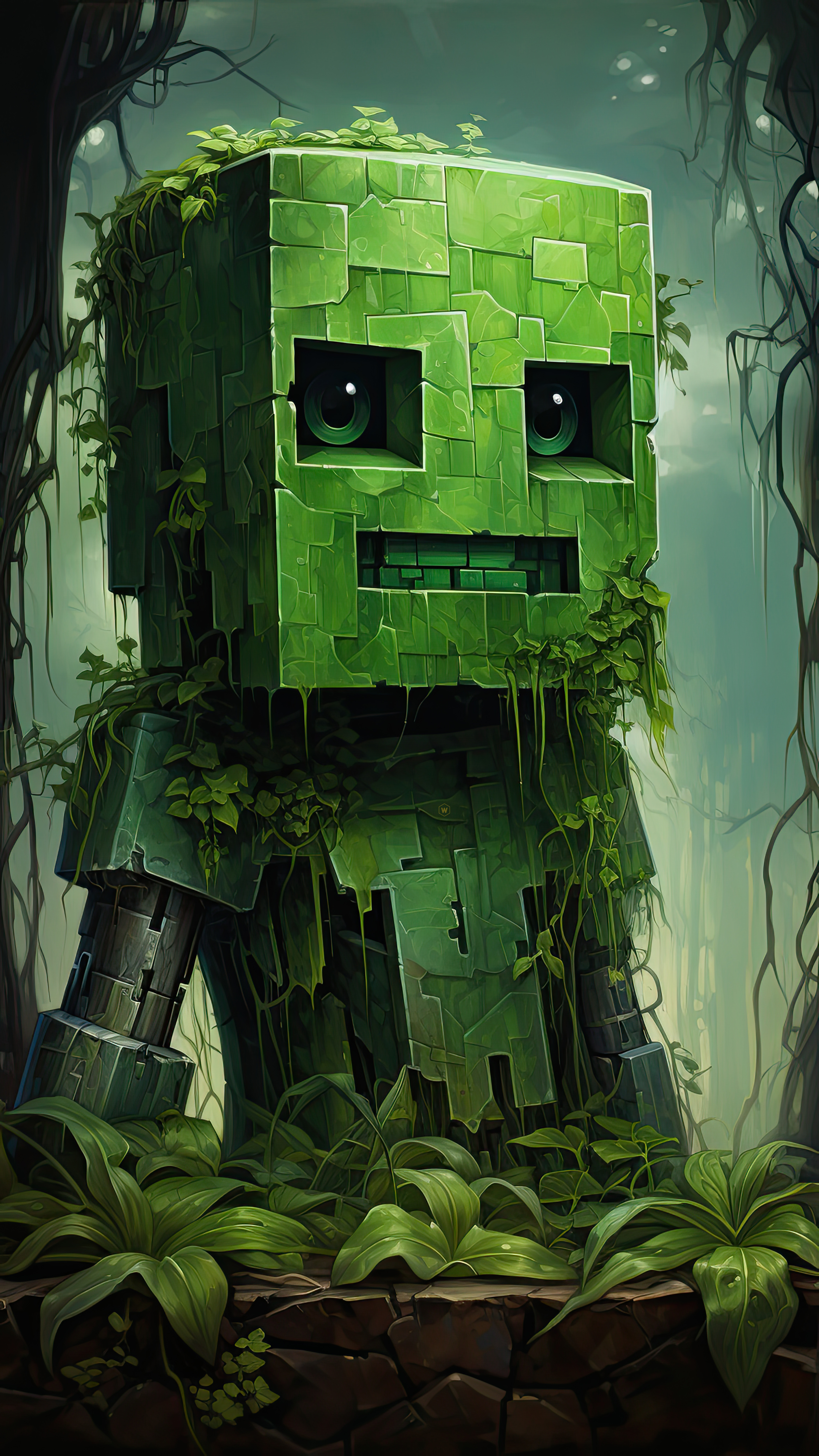 Minecraft Creeper Forest - minecraft wallpaper for Ghetto Wallpapers