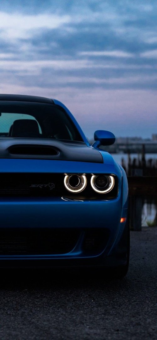 Blue Dodge Challenger SRT - Related Ghetto Wallpapers wallpaper